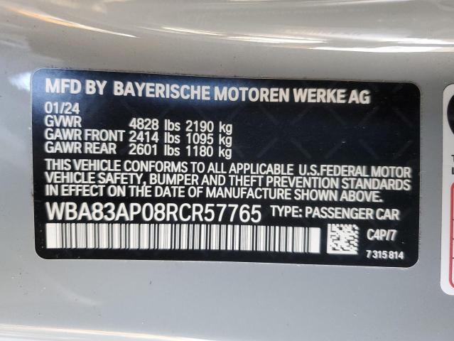 2024 BMW M440I WBA83AP08RCR57765