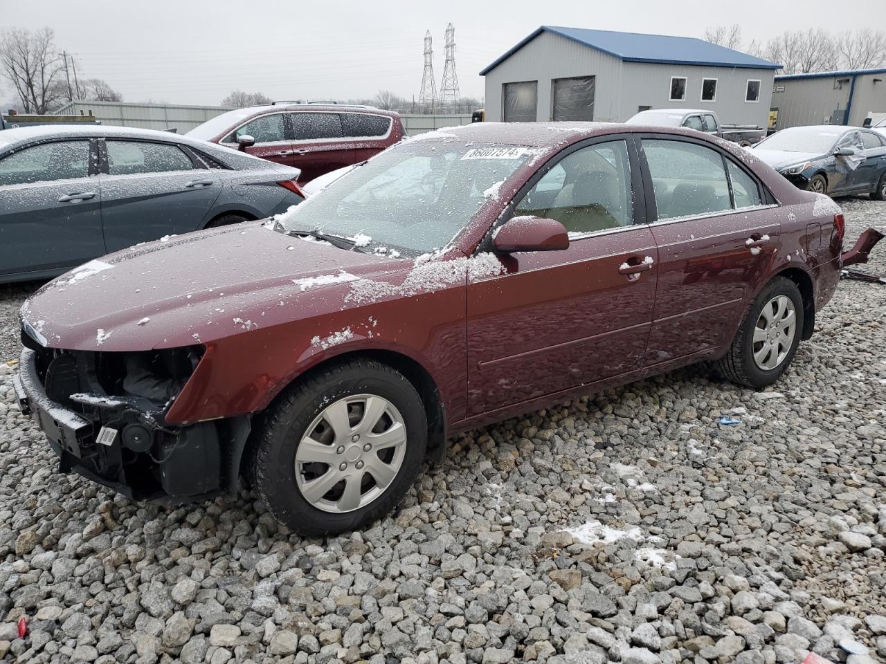 Lot #3033405909 2008 HYUNDAI SONATA GLS