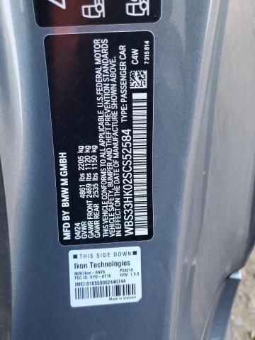 2025 BMW M4 COMPETI WBS33HK02SCS52584