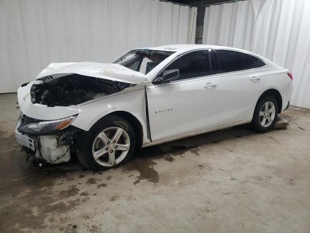 CHEVROLET MALIBU LS 2019 white  gas 1G1ZB5ST9KF207338 photo #1