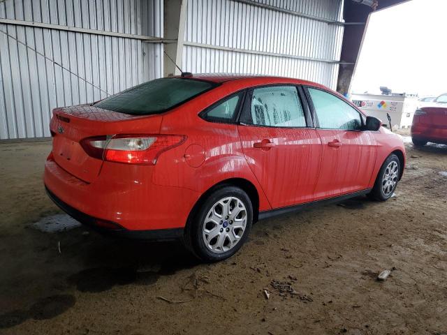 FORD FOCUS 2012 red  gas 1FAHP3F21CL185466 photo #4