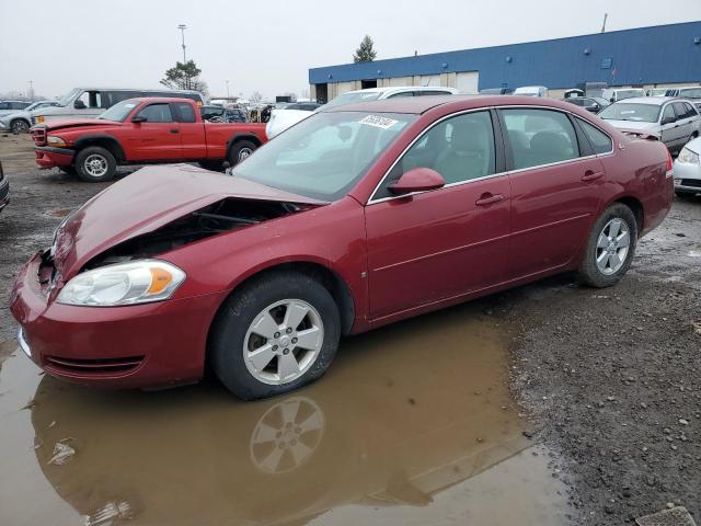 CHEVROLET IMPALA LT 2008 red sedan 4d flexible fuel 2G1WT58K681279340 photo #1