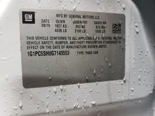 2016 CHEVROLET CRUZE LIMI - 1G1PC5SH8G7143553