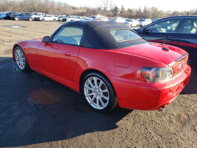 HONDA S2000 2007 red  gas JHMAP21457S002739 photo #3