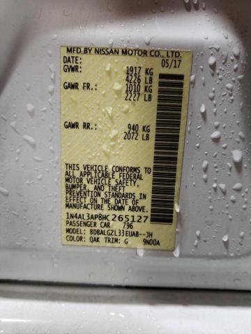 2017 NISSAN ALTIMA 2.5 - 1N4AL3AP8HC265127