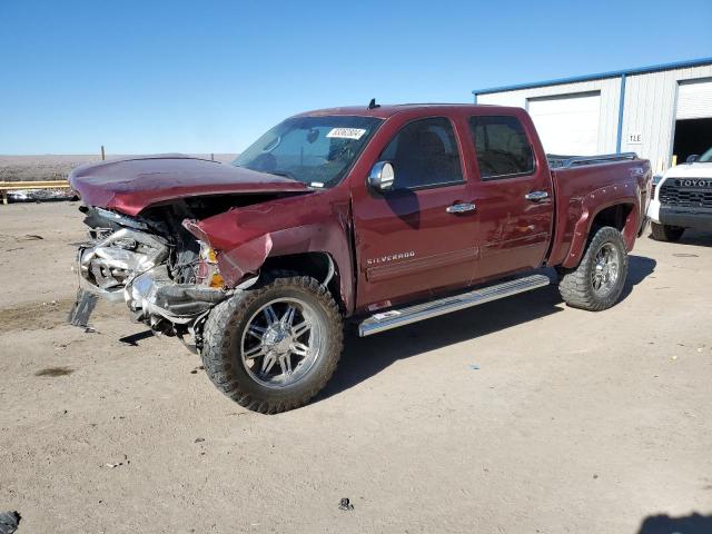 CHEVROLET SILVERADO 2013 burgundy  flexible fuel 3GCPKSE71DG185431 photo #1