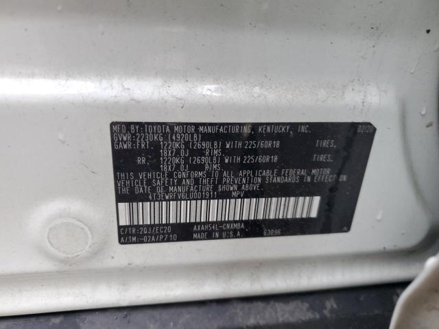2020 TOYOTA RAV4 XSE - 4T3EWRFV6LU001911