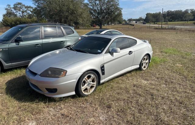 HYUNDAI TIBURON GT 2005 silver coupe gas KMHHN65F85U183258 photo #3