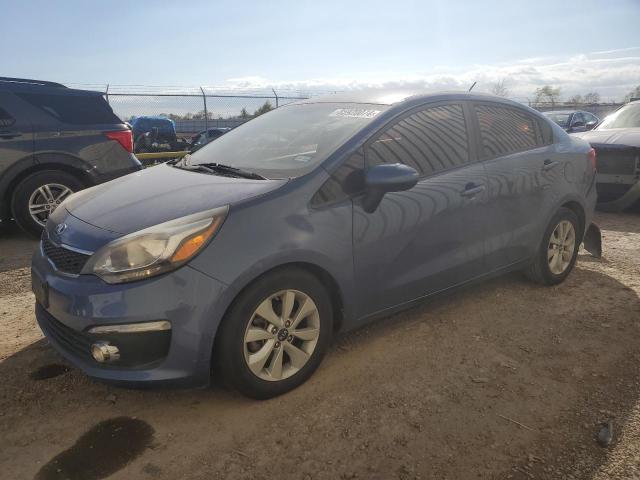 KIA RIO EX 2016 blue sedan 4d gas KNADN4A35G6626716 photo #1