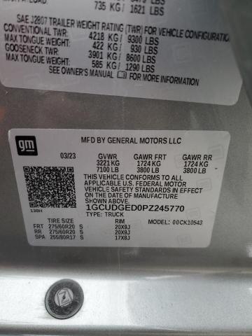 VIN 1GCUDGED0PZ245770 2023 CHEVROLET ALL MODELS no.13