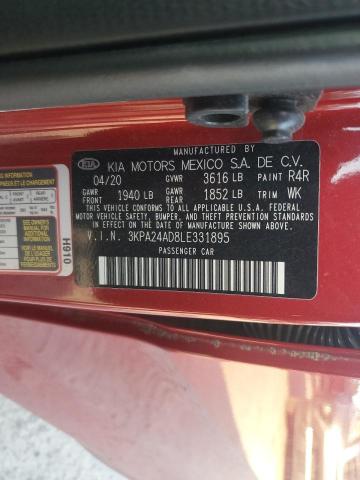 2020 KIA RIO LX - 3KPA24AD8LE331895