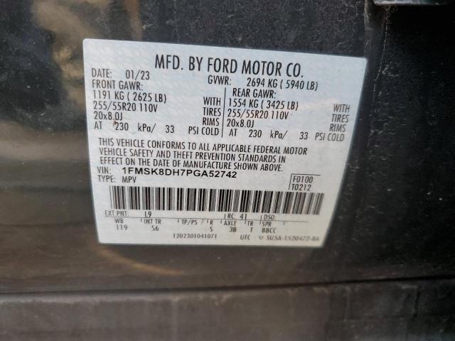 2023 FORD EXPLORER X - 1FMSK8DH7PGA52742