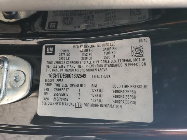 2016 CHEVROLET COLORADO Z - 1GCHTDE30G1392549