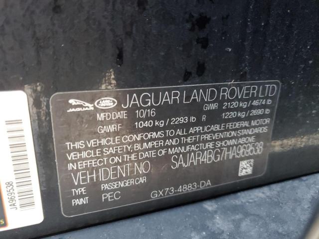 2017 JAGUAR XE - SAJAR4BG7HA969538
