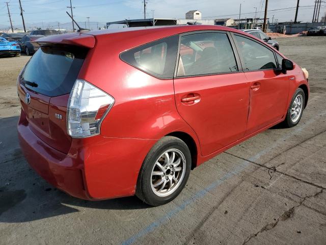 TOYOTA PRIUS V 2013 red  hybrid engine JTDZN3EU9D3201308 photo #4