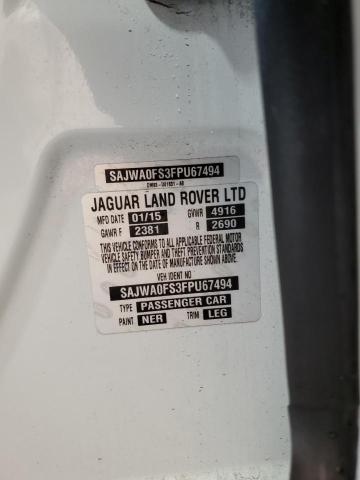 2015 JAGUAR XF 2.0T PR SAJWA0FS3FPU67494