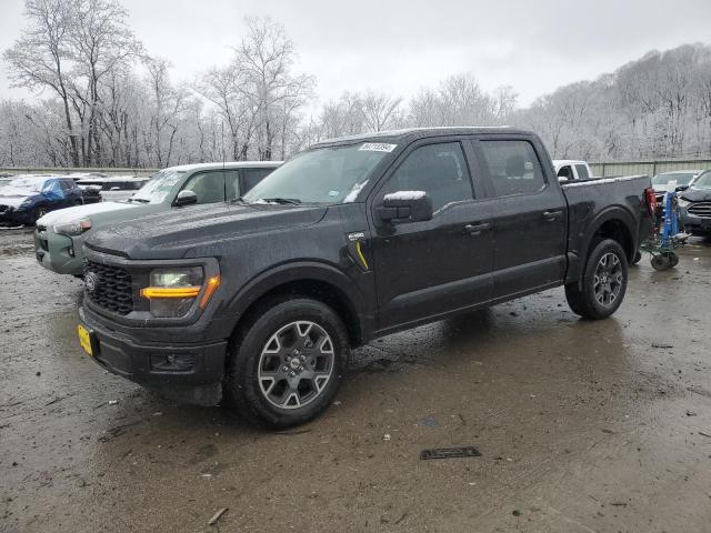 FORD F150 STX 2024 black  gas 1FTEW2KP4RKD43597 photo #1