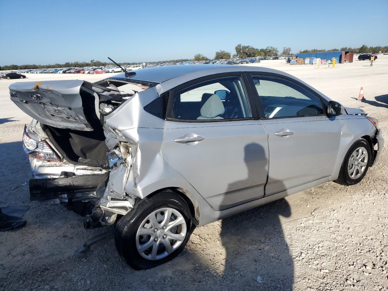 Lot #3029727695 2013 HYUNDAI ACCENT GLS