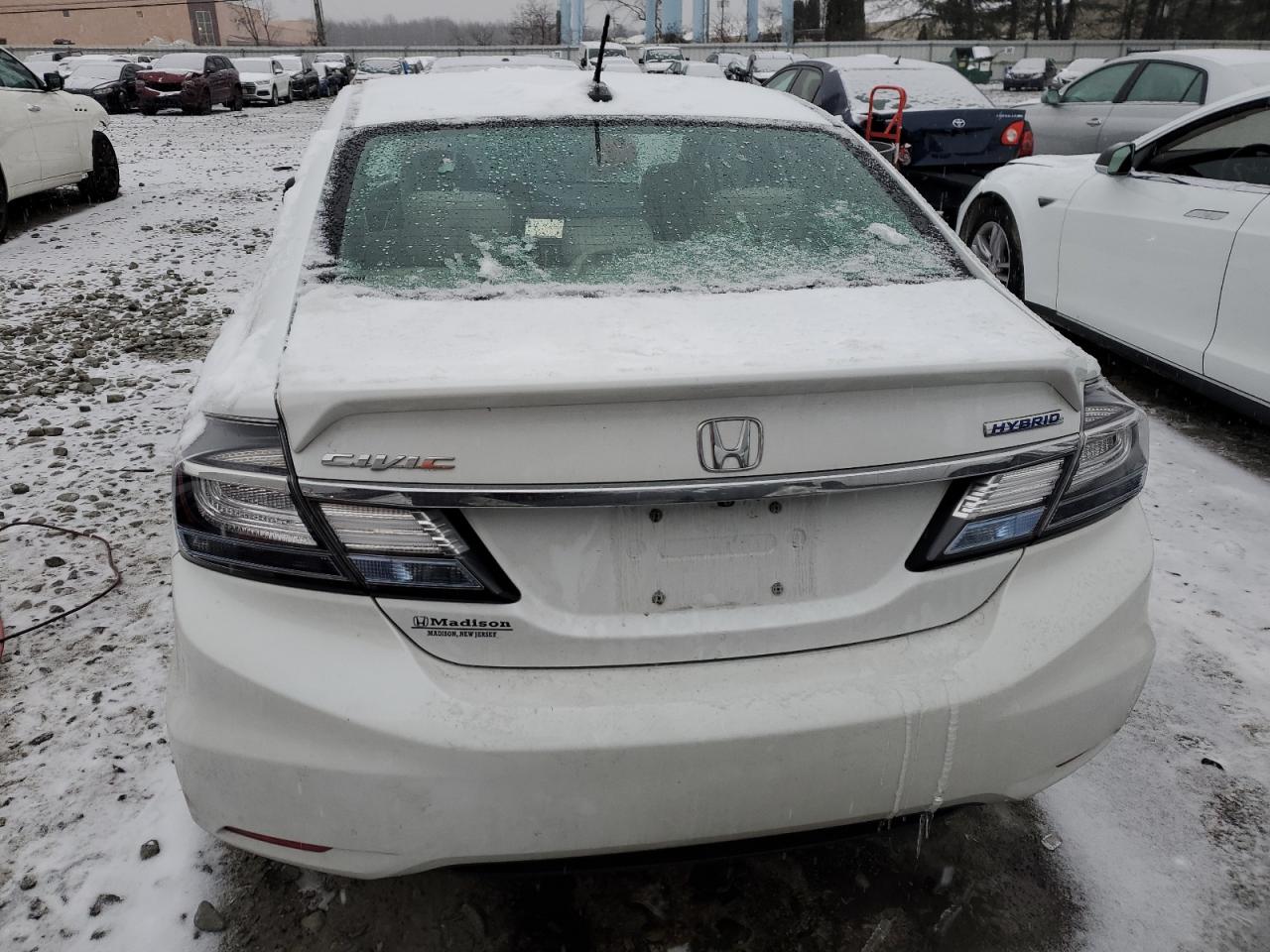 Lot #3309421973 2015 HONDA CIVIC HYBR