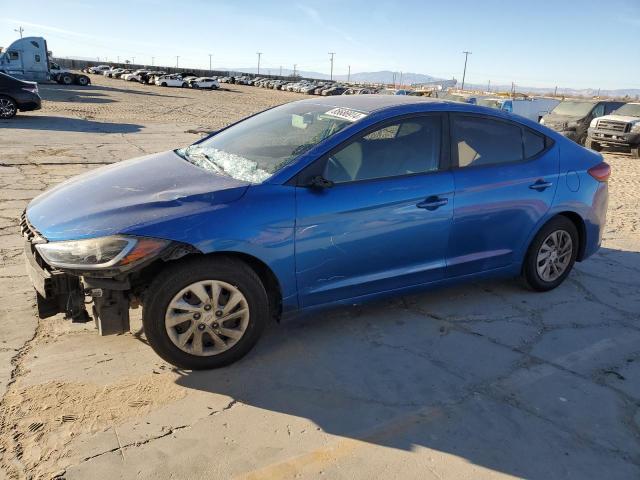 HYUNDAI ELANTRA SE 2017 blue  gas 5NPD74LF9HH201818 photo #1