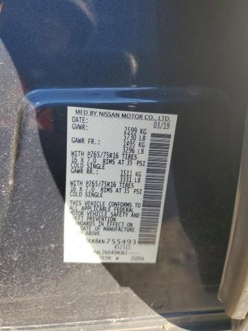 2019 NISSAN FRONTIER S - 1N6DD0ER8KN755493