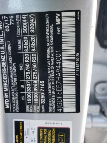 2017 MERCEDES-BENZ GLS 450 4M - 4JGDF6EE7HA944001