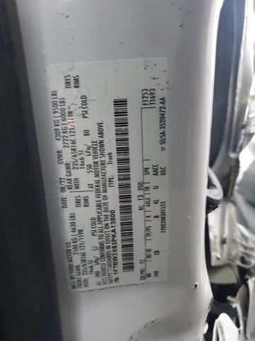 VIN 1FTBW3X83PKA13800 2023 FORD TRANSIT no.13