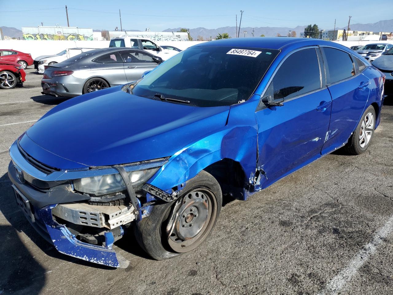 Lot #3034298132 2016 HONDA CIVIC LX