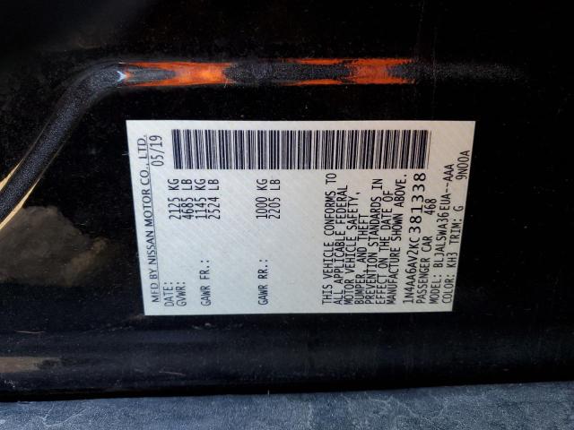 2019 NISSAN MAXIMA S - 1N4AA6AV2KC381338