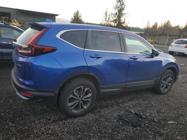 HONDA CR-V EXL 2020 blue  gas 7FARW2H8XLE014249 photo #4