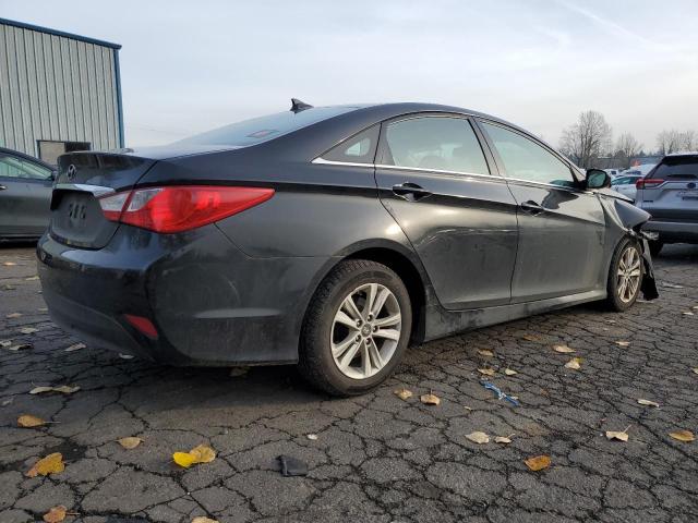 HYUNDAI SONATA GLS 2014 black  gas 5NPEB4AC6EH854338 photo #4