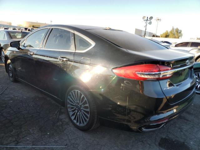 FORD FUSION SE 2017 black sedan 4d gas 3FA6P0H98HR187790 photo #3