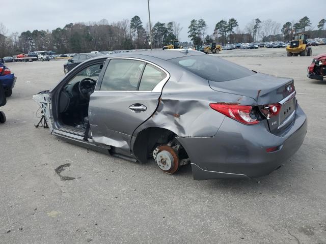 INFINITI Q50 BASE 2015 gray  gas JN1BV7AR7FM397338 photo #3