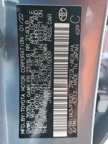 2022 TOYOTA COROLLA LE - JTDEPMAE0NJ215009