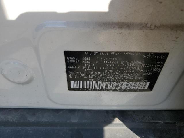 2016 SUBARU OUTBACK 2. - 4S4BSBAC8G3304012