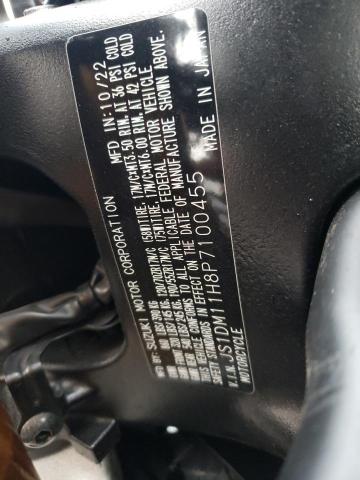2023 SUZUKI GSX-R1000 JS1DM11H8P7100455
