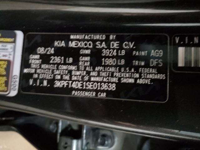 2025 KIA K4 LX 3KPFT4DE1SE013638