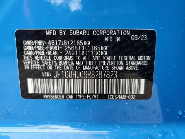 2024 SUBARU IMPREZA RS JF1GUHJC9R8287823