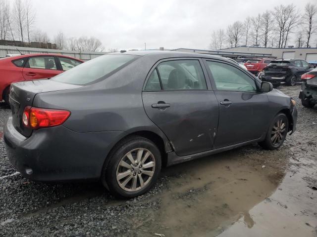 TOYOTA COROLLA BA 2009 gray  gas 2T1BU40E19C184691 photo #4