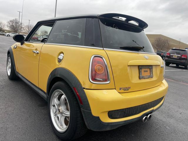 MINI COOPER S 2007 yellow hatchbac gas WMWMF73507TL90586 photo #4