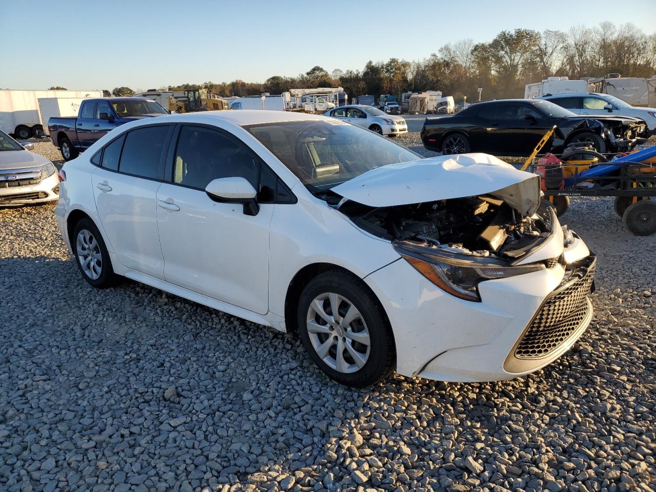 Lot #3034343096 2021 TOYOTA COROLLA LE