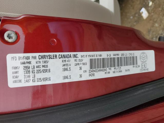 2010 DODGE GRAND CARA - 2D4RN4DEXAR402043