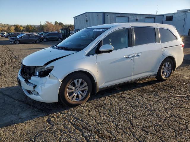 HONDA ODYSSEY EX 2015 white  gas 5FNRL5H67FB123812 photo #1