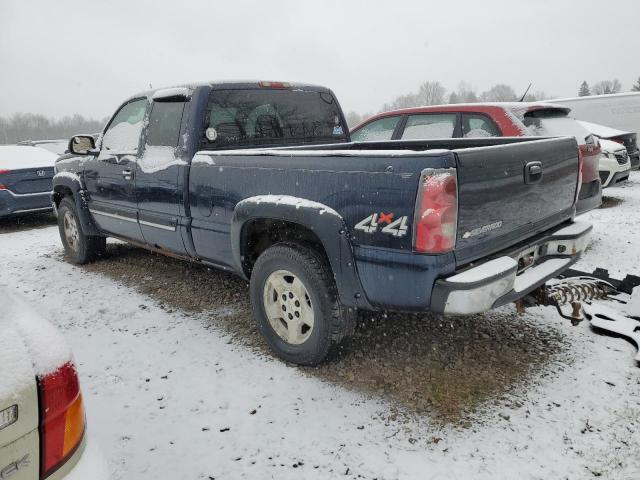 CHEVROLET SILVERADO 2005 blue 4dr ext flexible fuel 1GCEK19Z55Z202004 photo #3