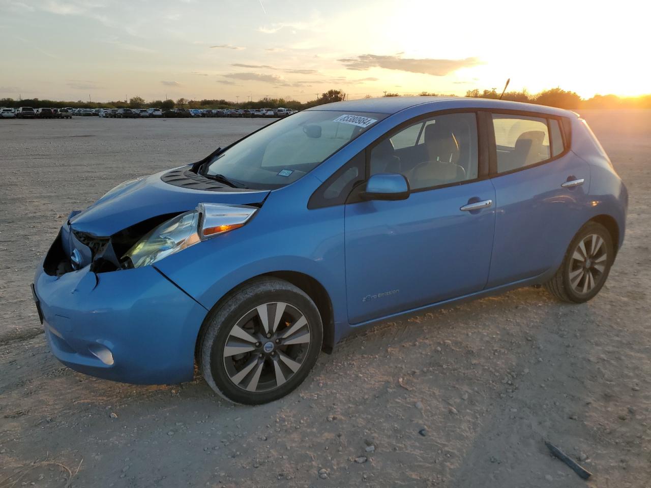 Lot #3030686116 2014 NISSAN LEAF S