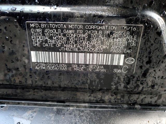 2016 LEXUS GS 350 BAS - JTHBZ1BL3GA005823