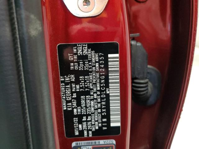 2022 KIA SORENTO S - 5XYRLDLC5NG124357