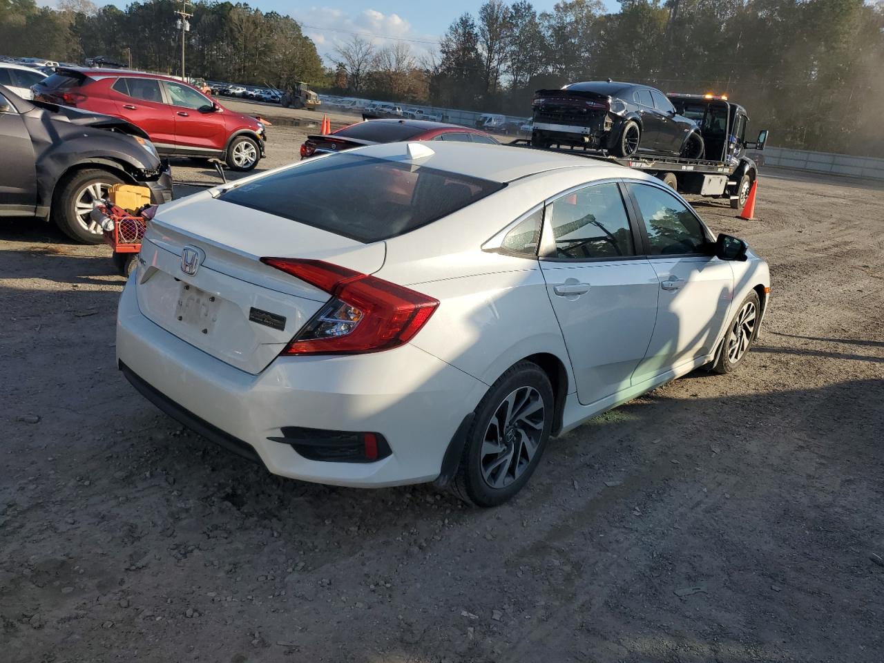 Lot #3029597137 2018 HONDA CIVIC EX