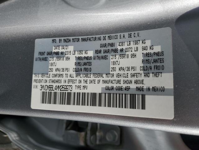 VIN 3MVDMBBL4MM259973 2021 MAZDA CX30 no.14