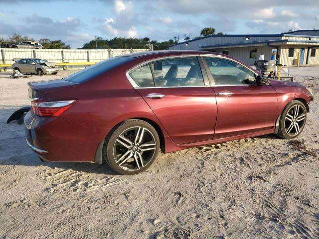 HONDA ACCORD SPO 2017 burgundy  gas 1HGCR2F12HA117598 photo #4